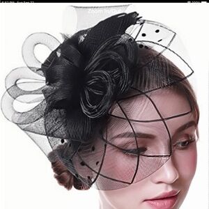 Lovely black fascinator